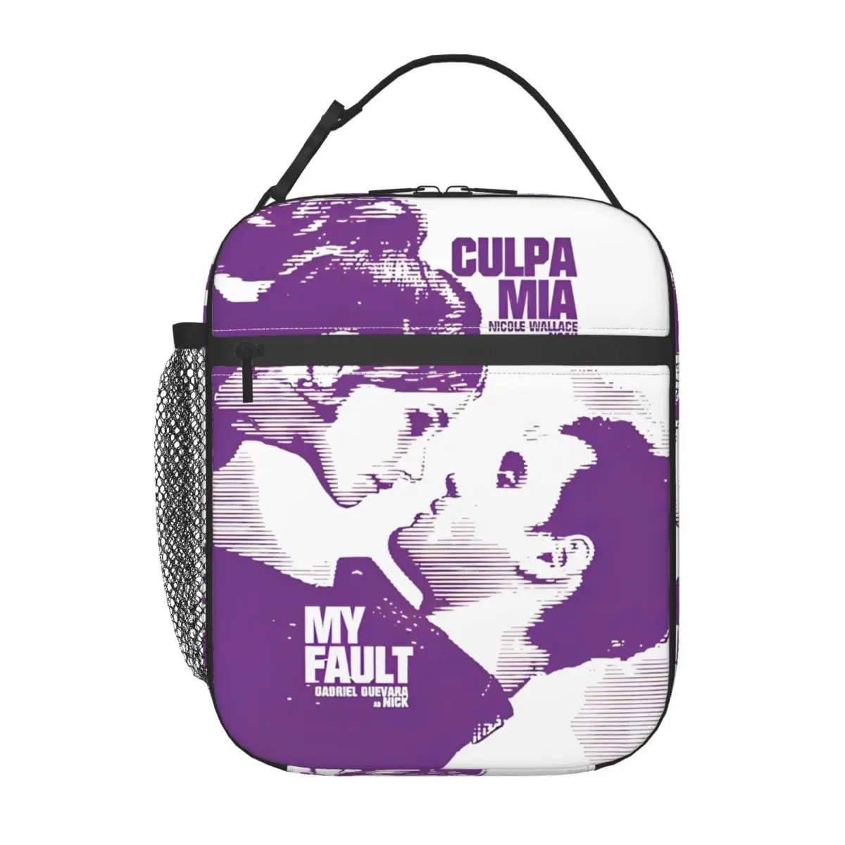 Culpa Mia My Fault Movie Merch حقائب الغداء المعزولة للطعام في الهواء الطلق حقيبة التخزين المحمولة برودة صندوق بينتو الحراري