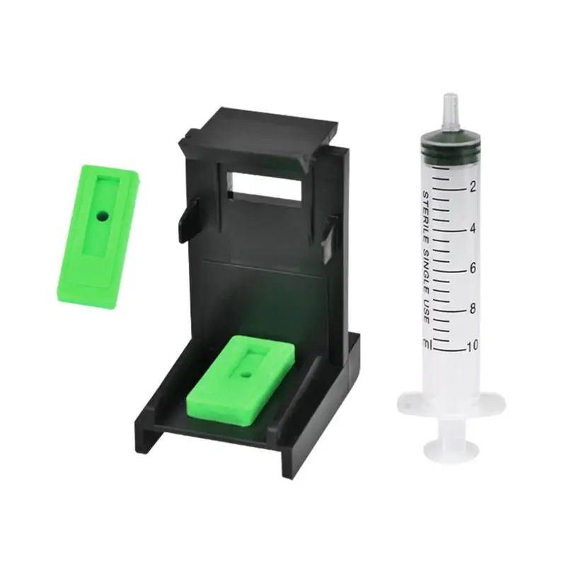 Inkt Navulling Gereedschap Rubber Pad Spuit Gereedschapset Multifunctionele Inkt Navulling Cartridge Clip Inkjet Printer Cartridges Navulling Kit