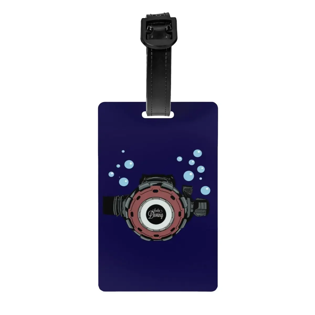 Scuba  Regulator Luggage Tag Dive Diver Travel Bag Suitcase Privacy Cover ID Label