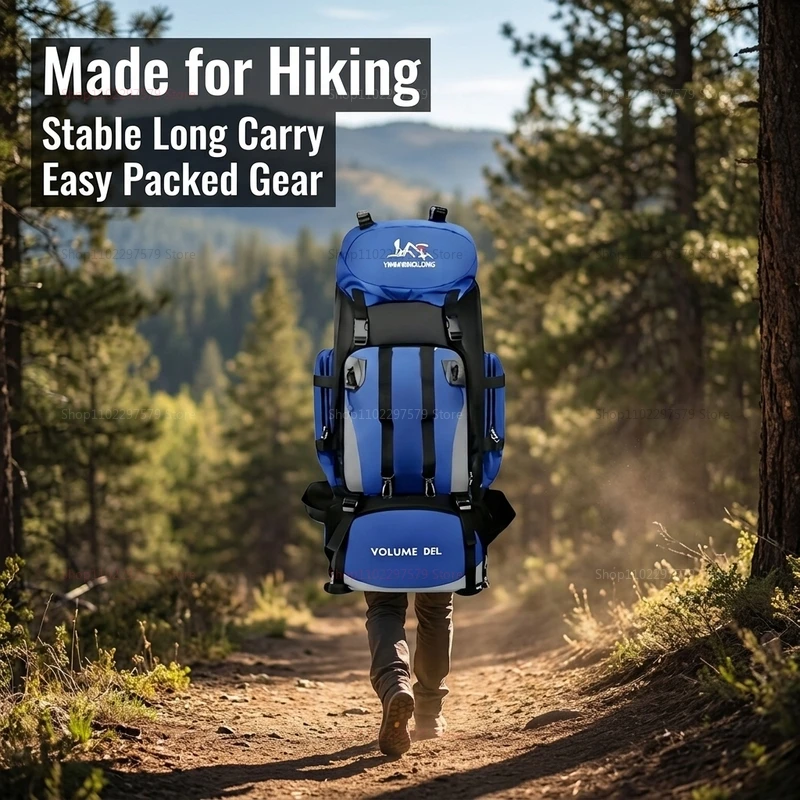 90-liter waterproof hiking bac - огляд і ціна Rucksack Military Style