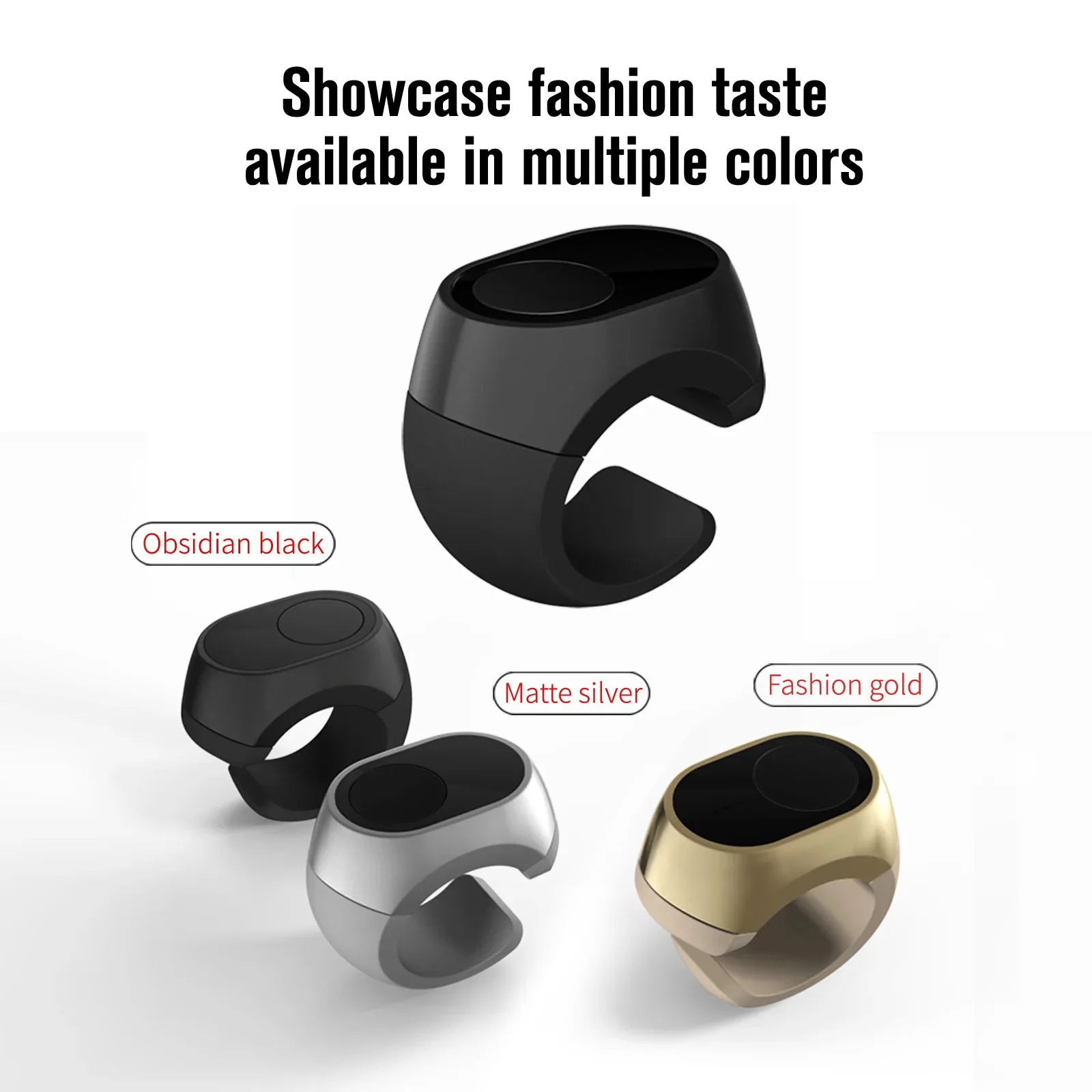 Mini Portable Intelligent Remote Bluetooth Wireless Finger Mouse Mobile Browse Tiktop Novel Website Mause For Phone PC Smart TV