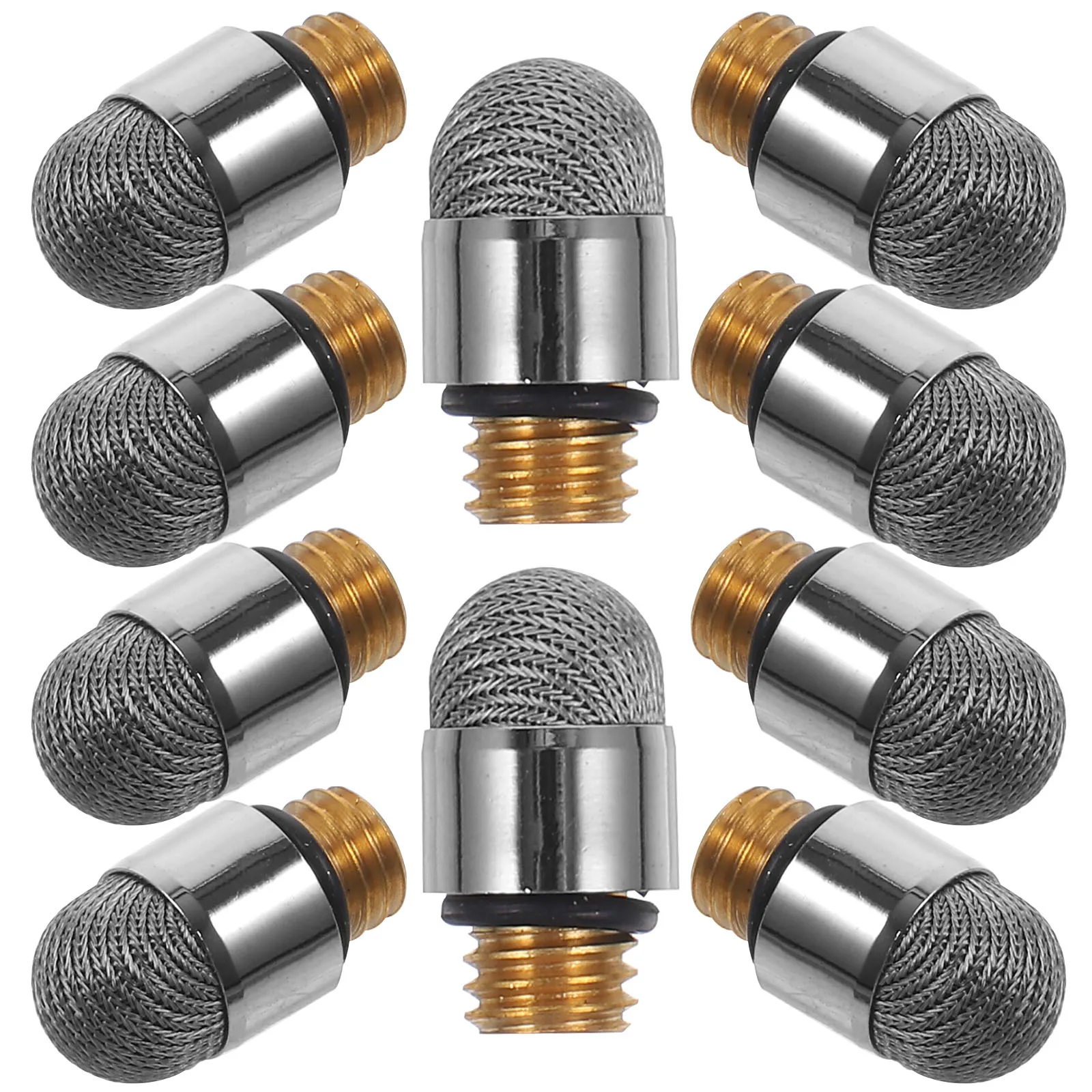 

10pcs Capacitive Pen Tips Stylus Mesh Fiber Silver Nibs for Tablet Phone Drawing Replacement Touch Screen Stylist