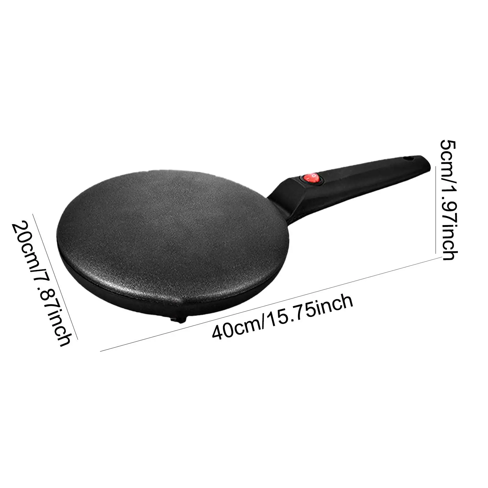 Электрическая машина для приготовления блинов с антипригарным покрытием, ручная длинная ручка для яиц, тортильев, блинов