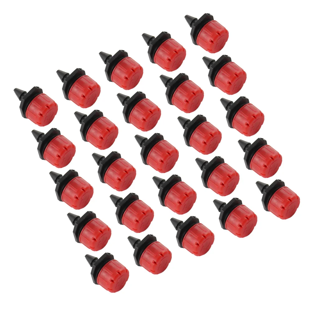 100 PCS Nozzle Emitter Drip System Water Flow Adjustable Dripper Sprinkler Micro Spray Irrigation Part