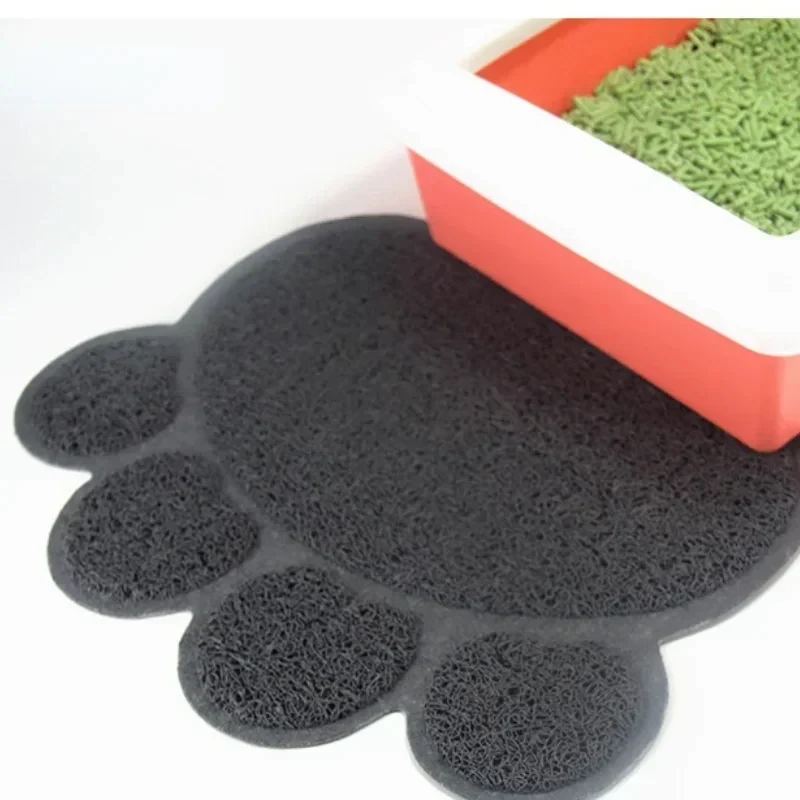 Waterproof Pet Litter Mat High Resilience Fiber Cat Layer Small Dog Feeding Pads Trapping Box Product Non-slip Cats Accessories