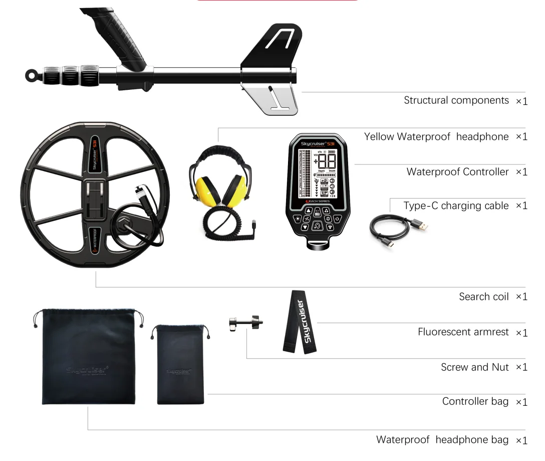 Long Range Gold Detector Professional Via Gold Metal Detector S31 Fully Waterproof High Sensitivity Gold Detection Machine