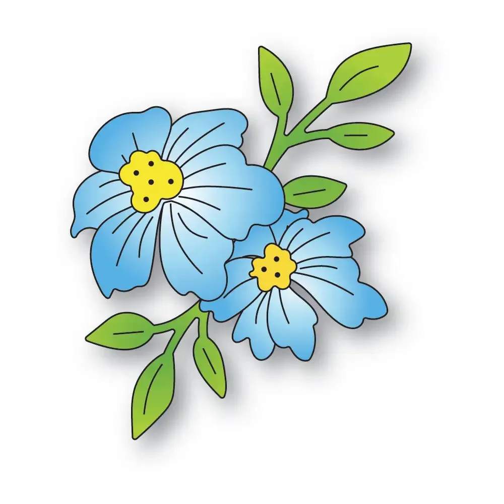 

Flowers 2024 New Metal Cutting Dies DIY Scrapbooking Paper Craft Handmade Make Album Card Punch Embossing Template Decoration