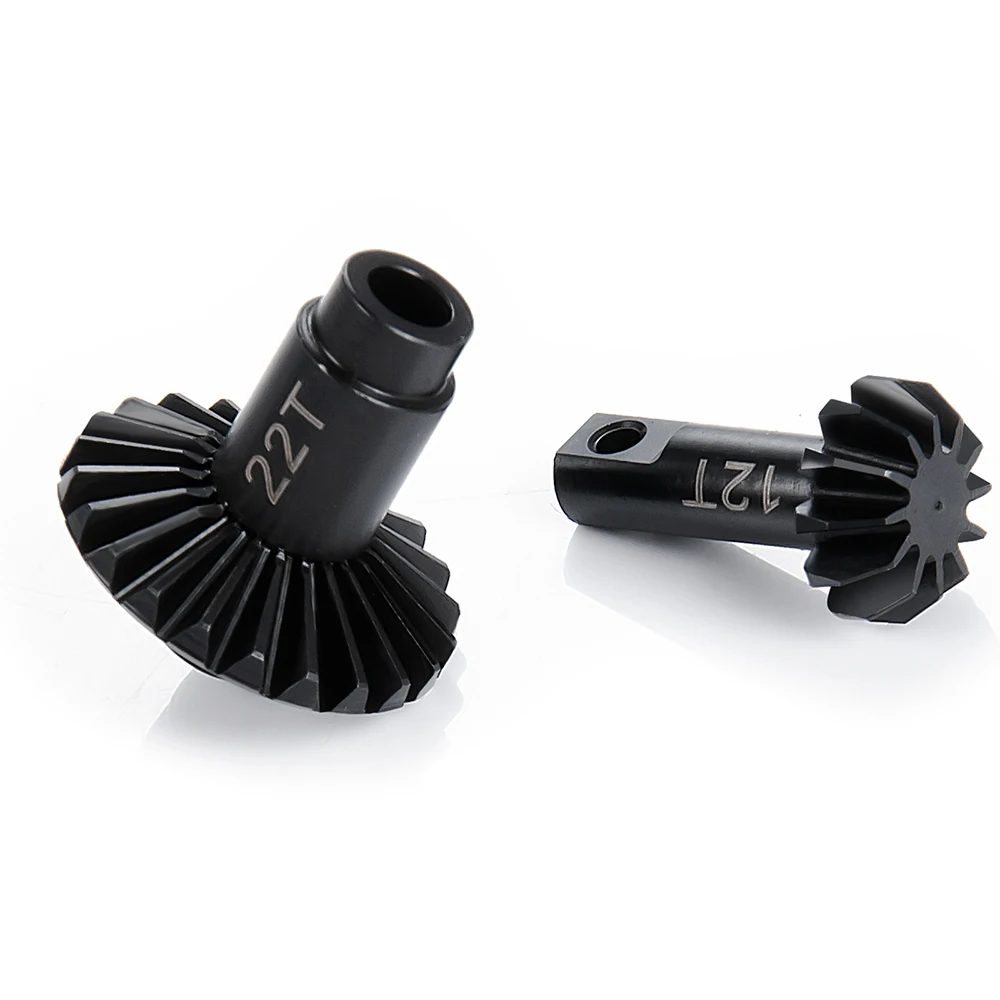 AXSPEED 22/12T 24/12T 26/12T Stahl Overdrive Underdrive Helical Gear für 1/18 RC Crawler Axial TRX4M Upgrade Teile – Detail 8