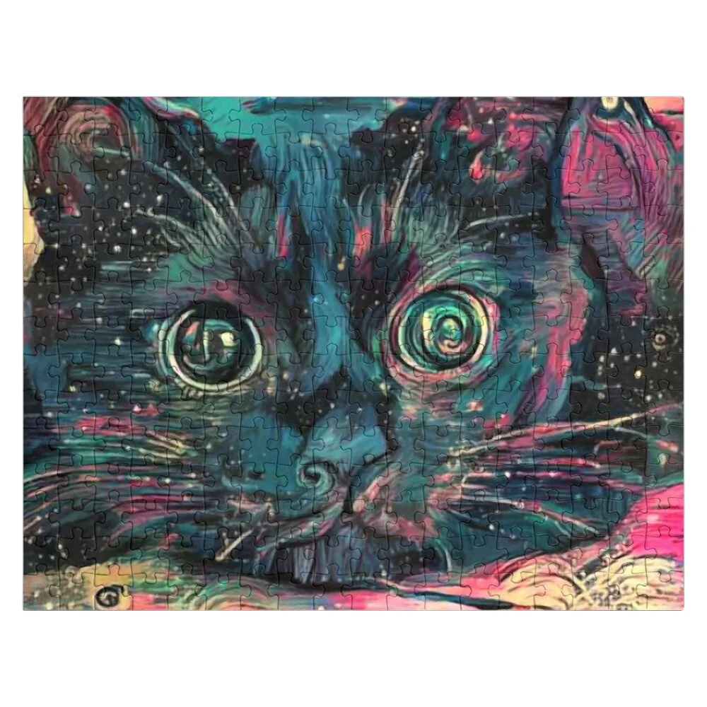 Vincent's Cat Jigsaw Puzzle Name Wooden Toy Works Of Art Customized Photo Custom Wooden Name Puzzle