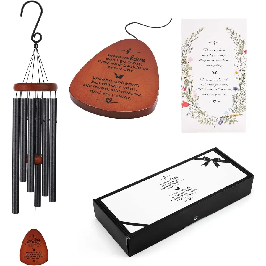 

Memorial Wind Chimes for Outside Sympathy Wind Chimes for Loss of Loved One Sympathy Memorial Bereavement Condolence Funeral Gi