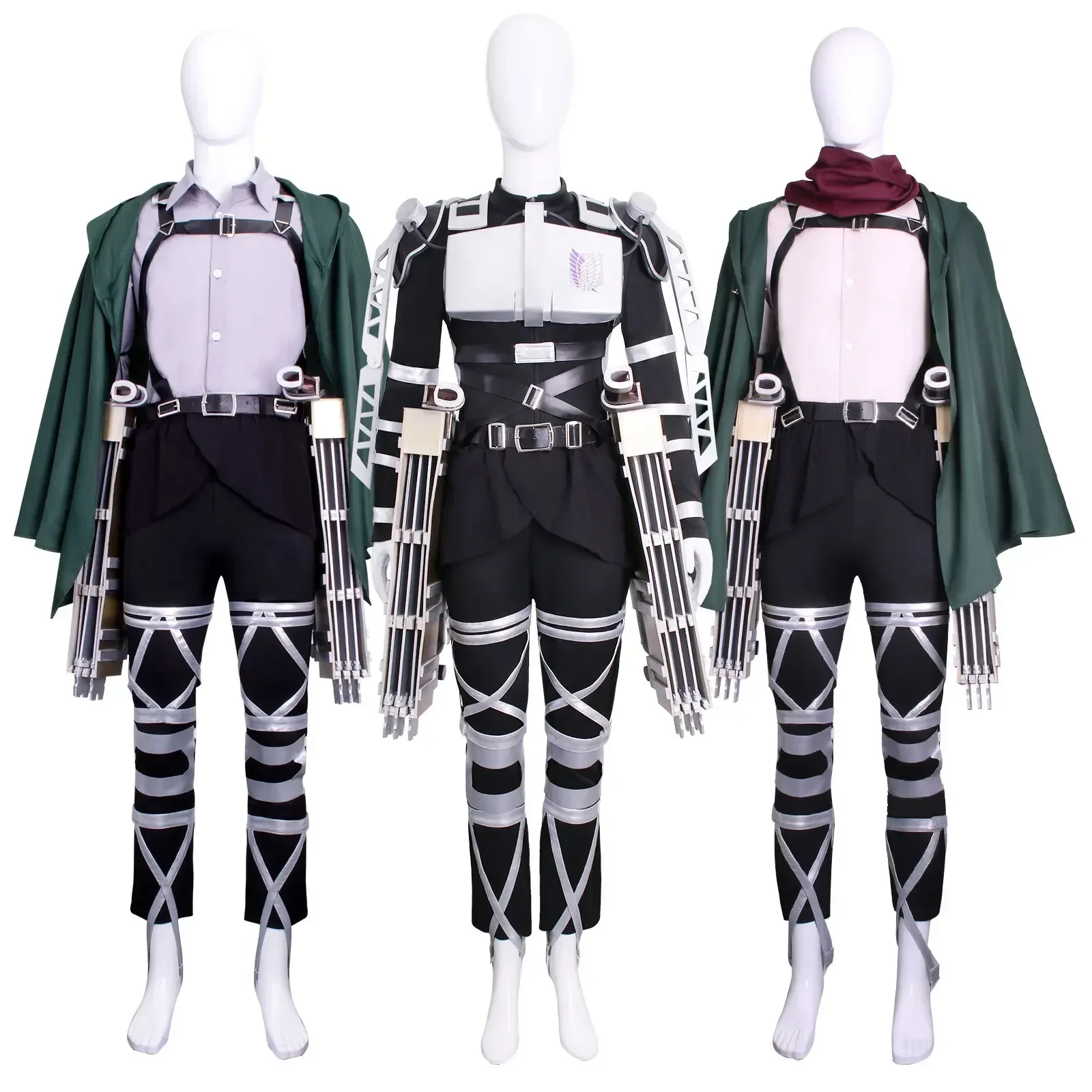 The Final Season Attack on Titan Cosplay Anime Rivaille Cosplay Mikasa AcKerman Shingeki No Kyojin Uniform Comiket Costume