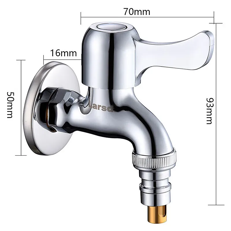 Washing machine faucet, fully automatic fast-opening single cold faucet nozzle with falling off water stop LD10767