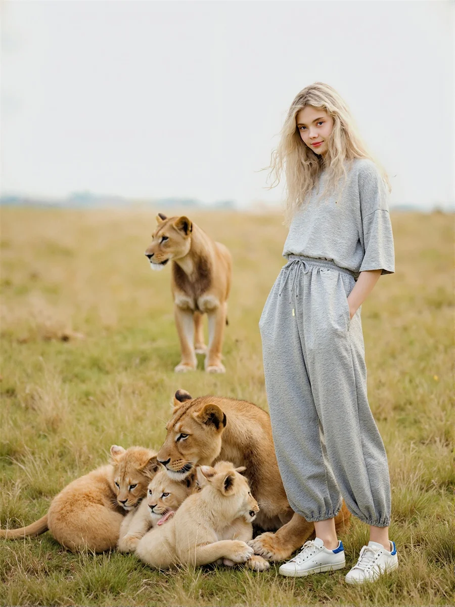 Losse harembroek met trekkoord Katoen Zomer Dames Herfst Ulzzang Mid-taille Werken Kantoor Dame Koreaanse stijl Trendy Chic Eenvoudig Zacht