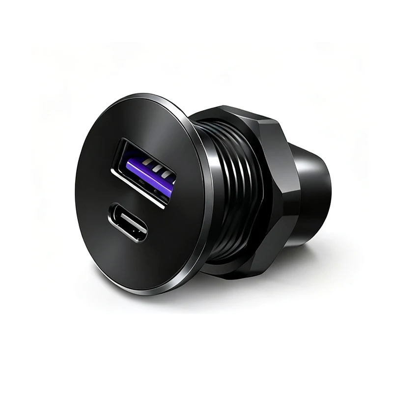 yZ[z48W RV USBRZg SA~jE 12V/24V PD3.0 Type-C & QC3.0 USB-A}[d\Pbg ߍݎ[d LsOg[[p