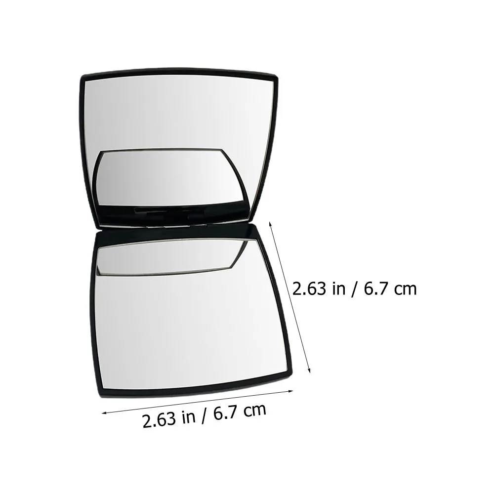 Miroir de maquillage Compact, accessoire de sac à main de voyage élégant pour femmes, miroir Double face Portable, Design léger et Chic