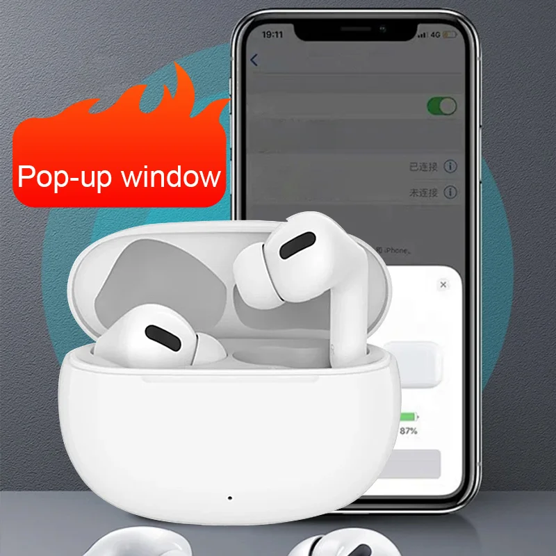 USAMR Airs Pro Wireless Earbuds Bluetooth Earphone 5.2 TWS Headset Siri Pop-up Window Waterproof With Mic For Android IOS