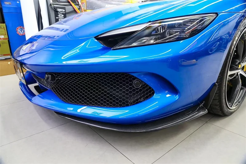 

For Ferrari 296GTB High Quality Body Kit Upgraded OEM Style Carbon Fiber Front Lips and Corners Perfectly Fit Body Kit