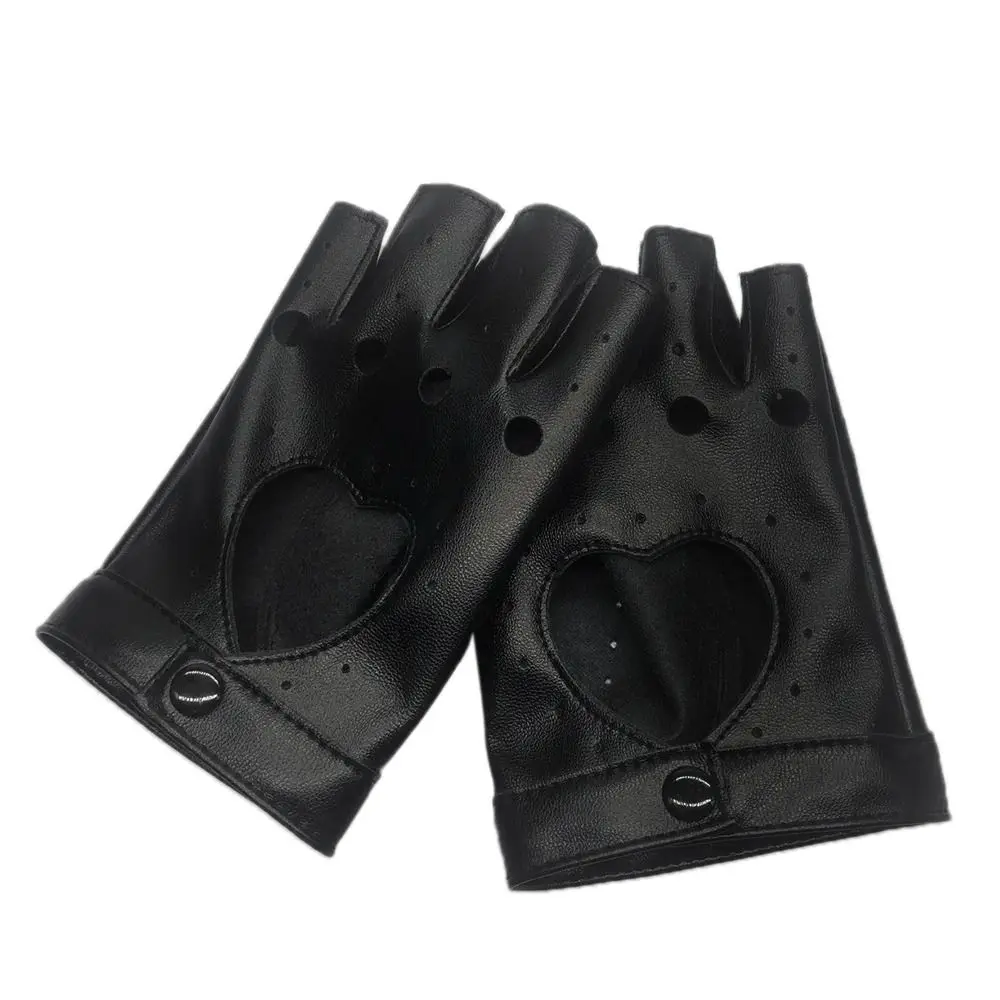 Cosplay Party Gloves Dance Mittens Women Men PU Leather Gloves Ladys Driving Dress Cosplay  Mittens Five Finger Gloves