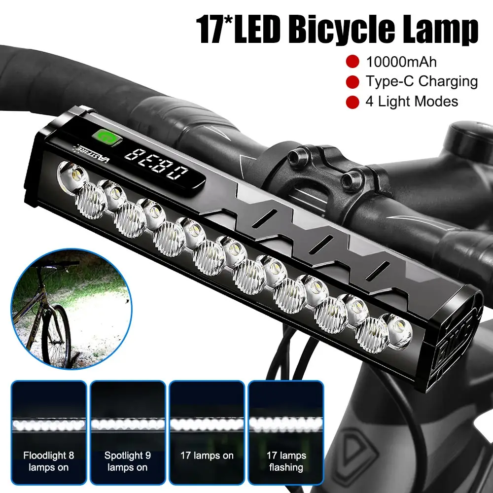 

Bicycle Light Front 5500Lumen Bike Light 10000mAh Waterproof Flashlight USB Charging MTB Road Cycling Lamp Accessories