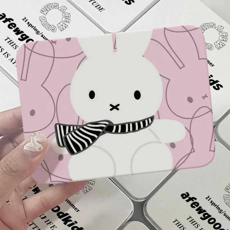 New Kawaii Miffy Blue Hat Miffy Rabbit Storage Iron Box Organizing Desktop Storage High Beauty Box Children's Toys