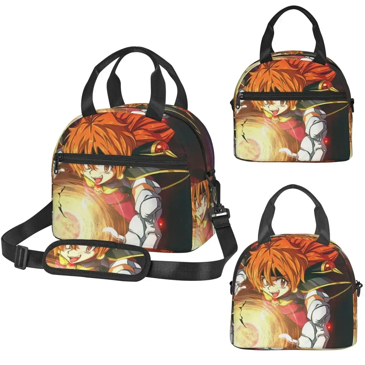 Lina Inverse Dragon Slave Slayers Insulated Lunch Bag for Kids School Cooler Thermal Box Tote Portable Lunch Boxes