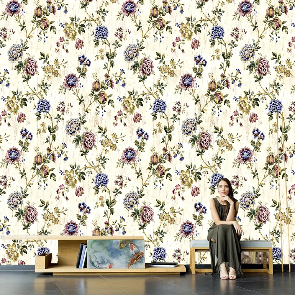 Custom Broken flowers restored fields Wallpaper for living Room mural wallpapers decor decoration wall stickers home improvement