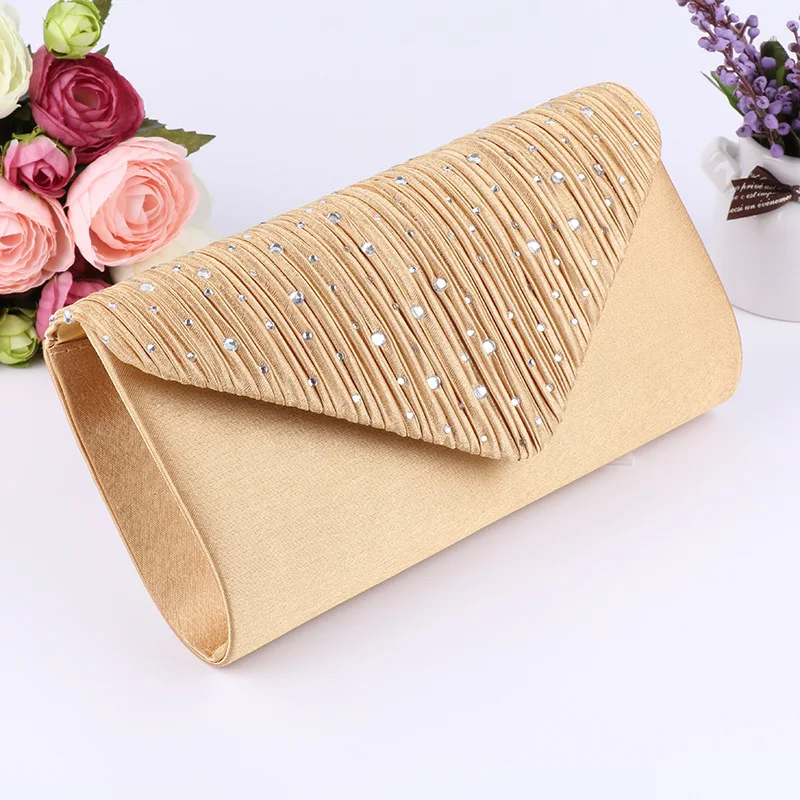 Women Glitter Wallet Clutches Bags Ladies Diamond Evening Purse Banquet Wedding Party Handbag Cheongsam Pocket