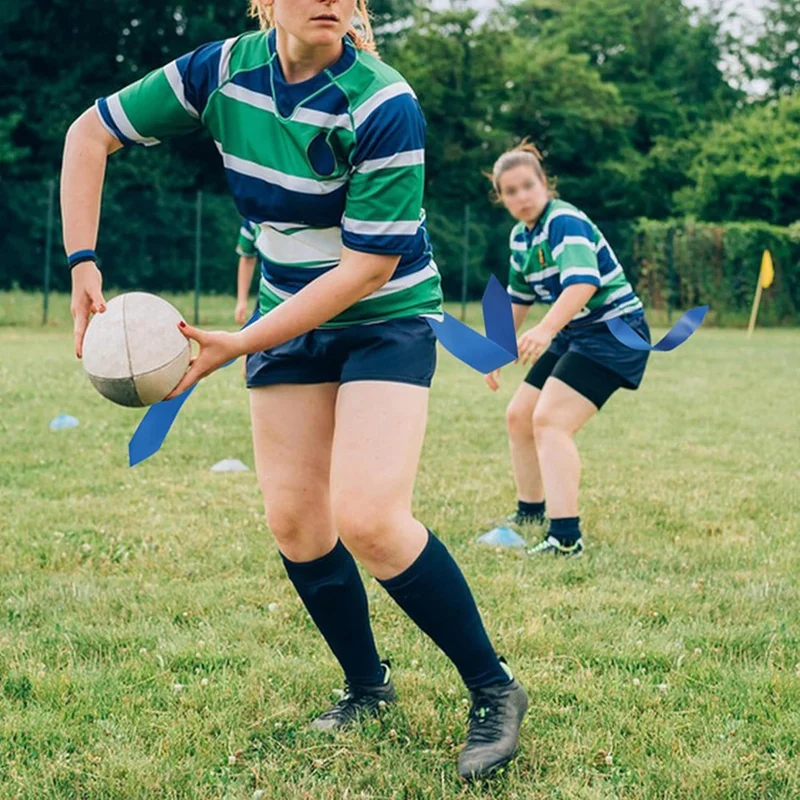 Feel Football Environmental, Ensemble de football à 14 joueurs réglables pour la compétition d\'entraînement sportif, rouge et bleu