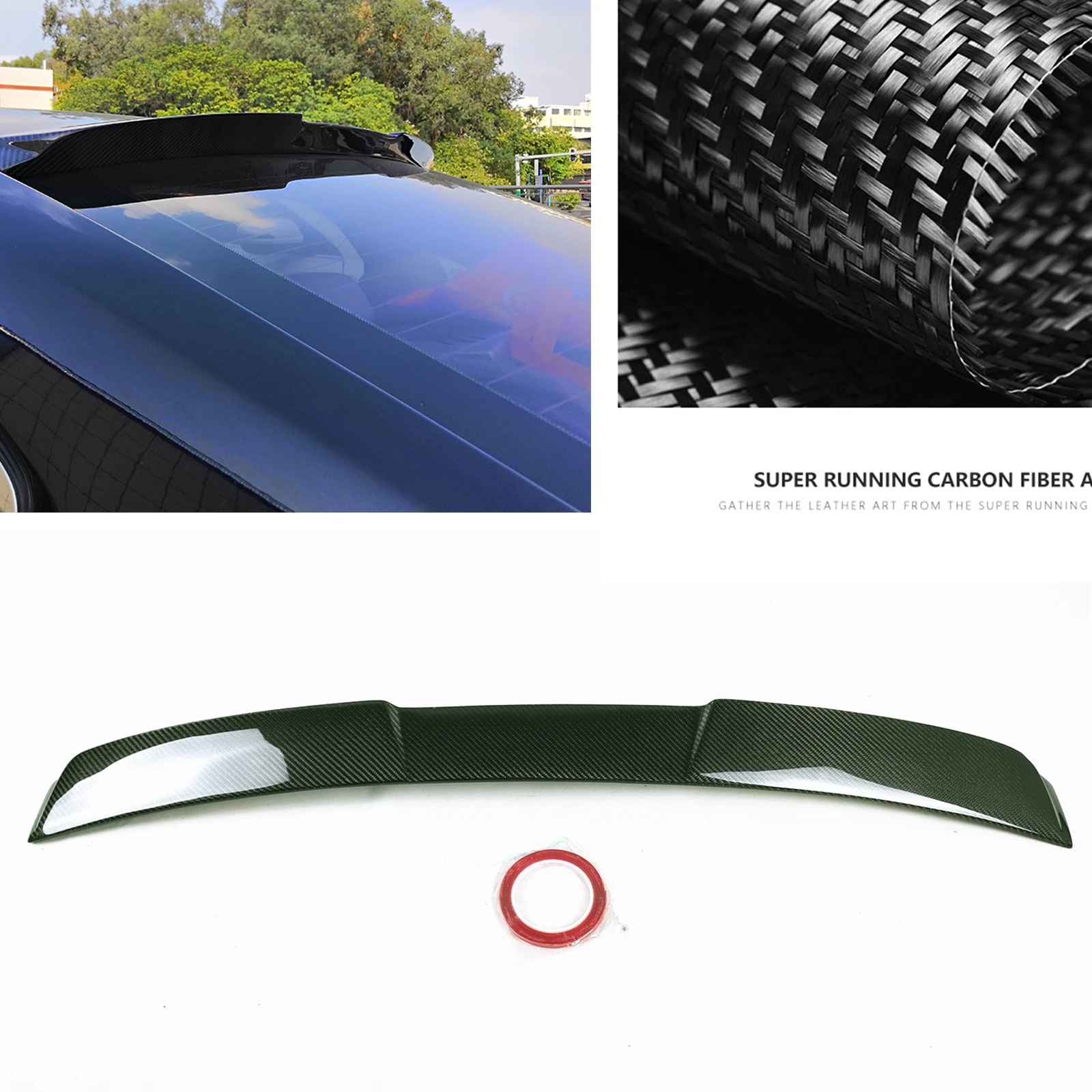 

Rear Roof Spoiler Wing For Nissan Altima 2016-2018 Car Trunk Lid Window Upper Splitter Lip Dome Flap Trim