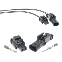 1 Juego de 2 pines 872-857-561 872-863-561 enchufe impermeable para coche 8J 0973202 7543312 -02 Conector de cable de automóvil