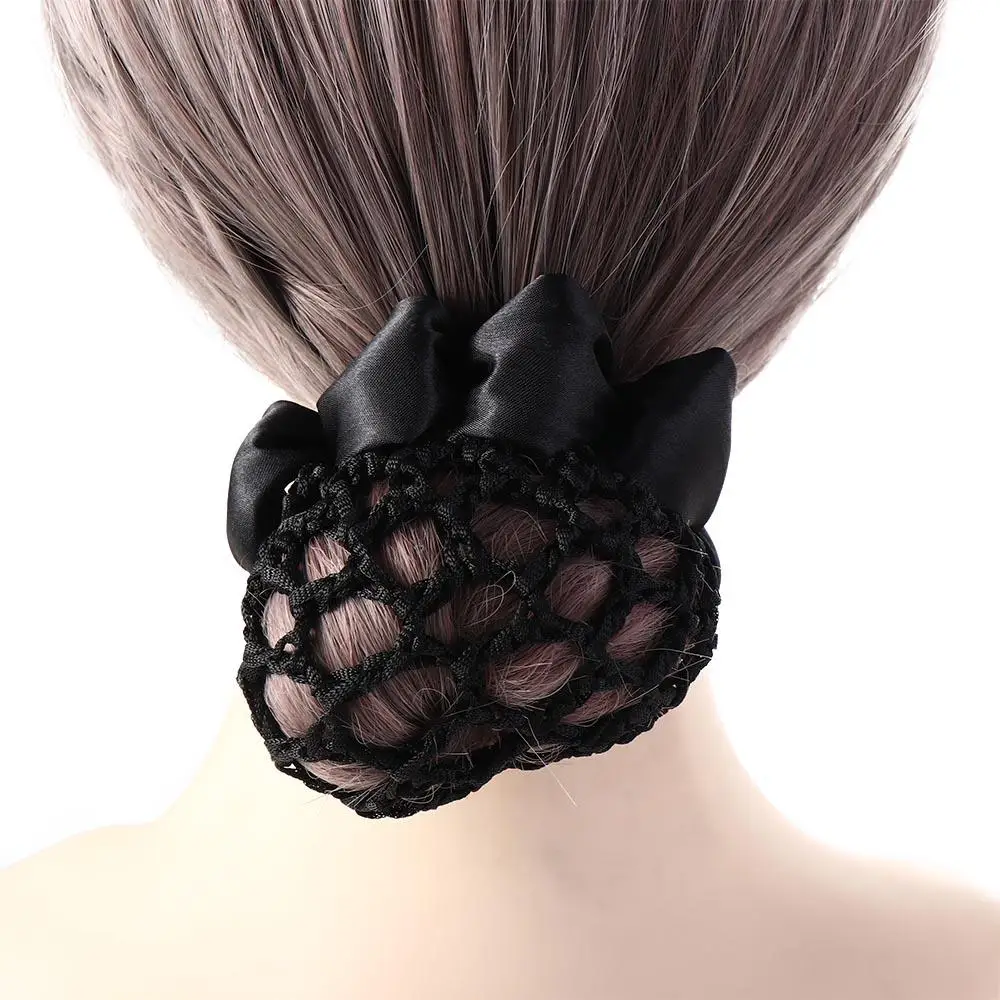 Hair Accessories Sweet For Women Dance Hotel For Girls Ponytail Holder Hair Net Hairgrips Cover Net Korean Bun Snood