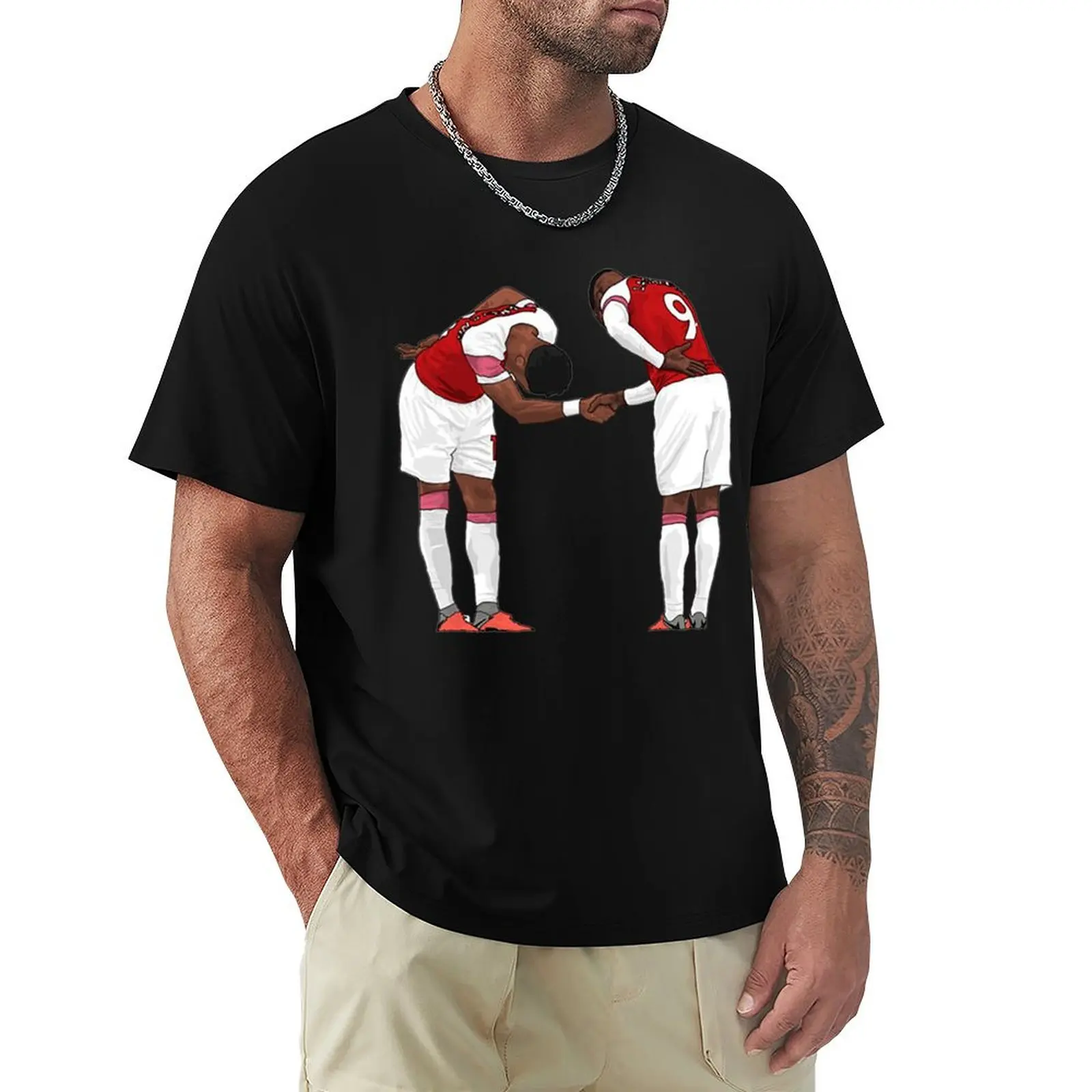 Camiseta Aubameyang e Lacazette com estampa casual