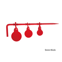 3mm Self Tapping Screws Inserted tree target Wooden Stake  Target 360 Degree Rotating Target
