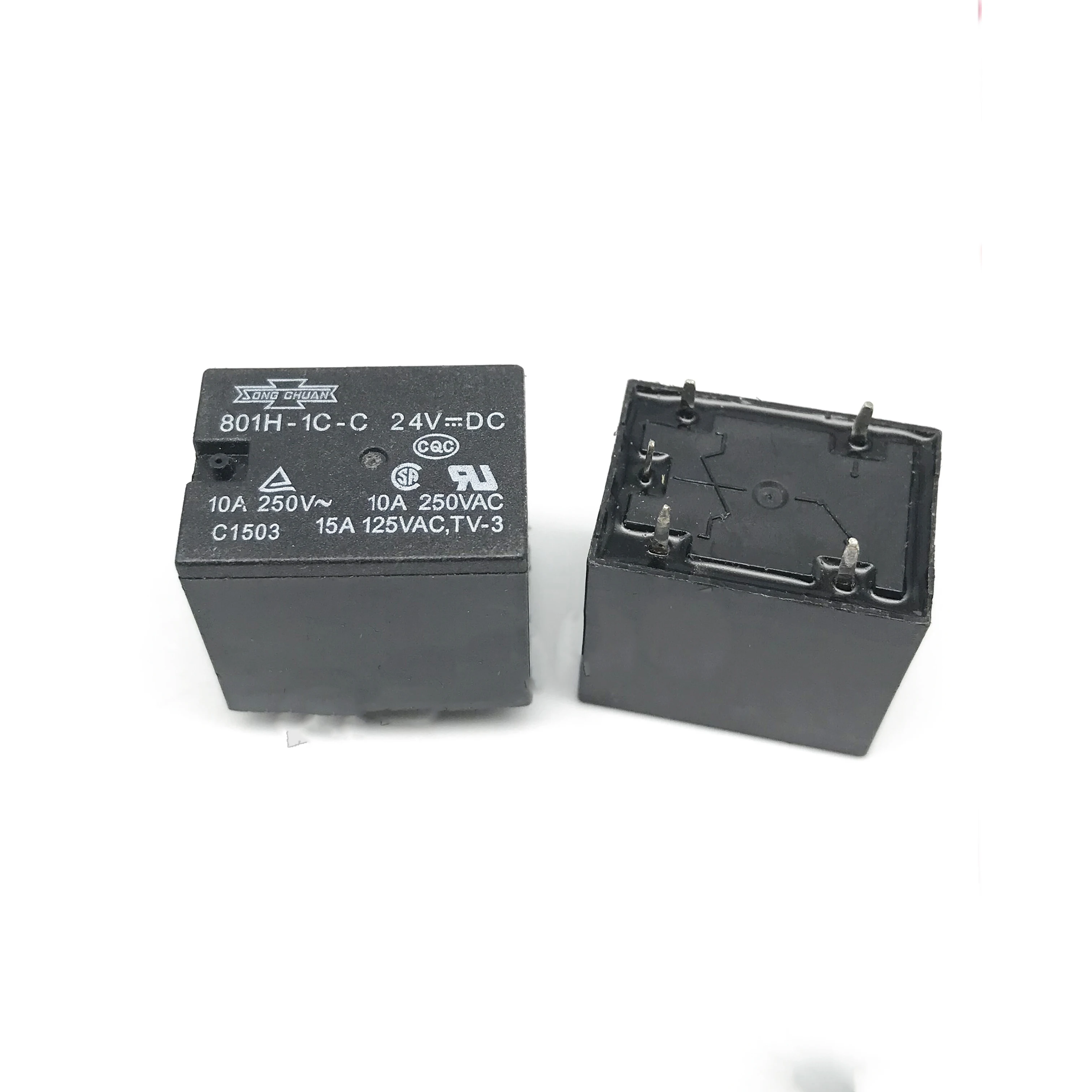 

HOT NEW relay 801H-1C-C-24VDC 801H-1C-C 24VDC 801H1CC 801H-1C 801H 24VDC DC24V 24V 10A DIP5 10PCS/LOT