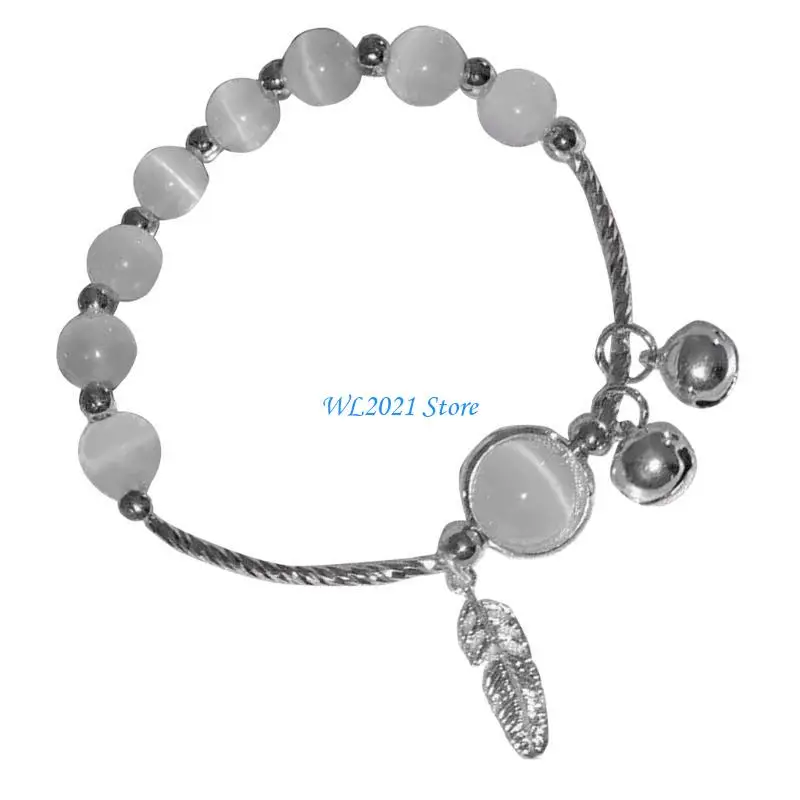 

G5GC Sophisticated Cats Eye Stone Appearance Bracelet Decoration for Gifting