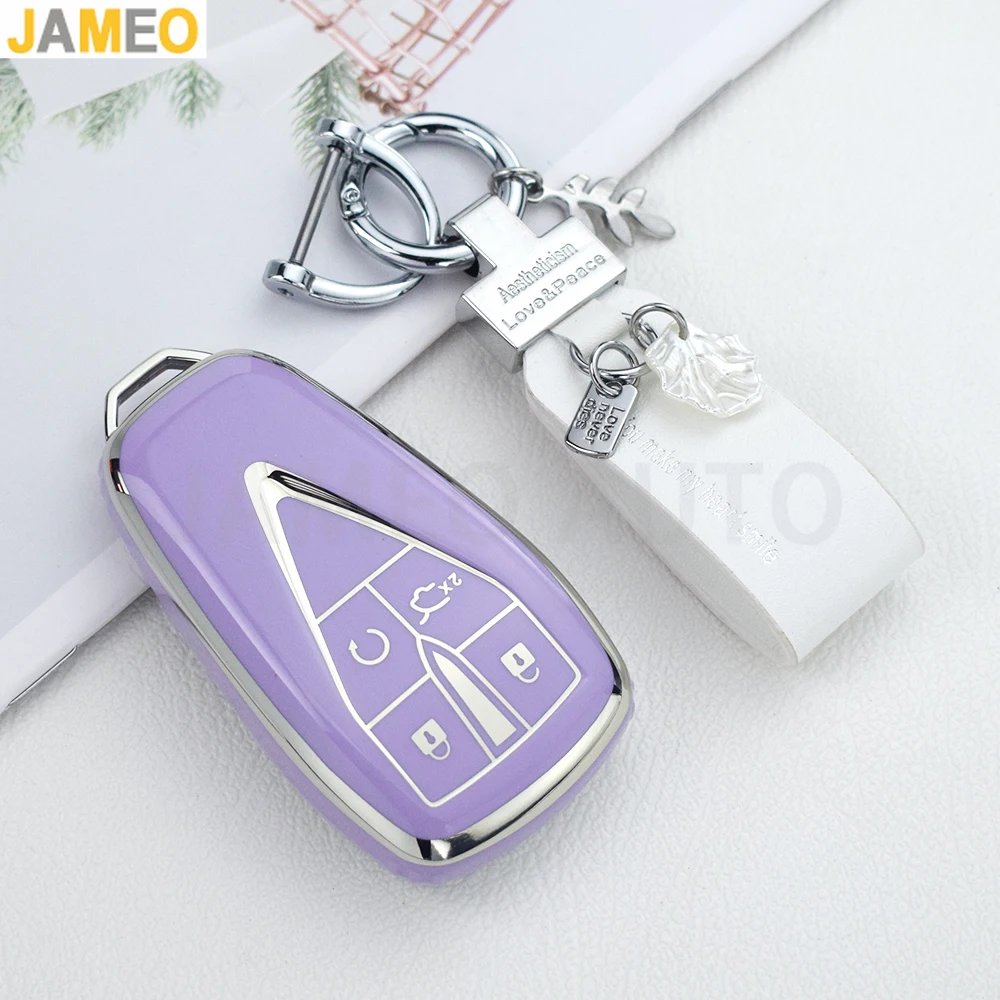 TPU Car Key Case Cover Fob For Changan CS35PLUS CS35 Plus CS55 PLUS CS75 PLUS Eado UNI-T UNI K Oushang X5 X7 EV 2019-2024