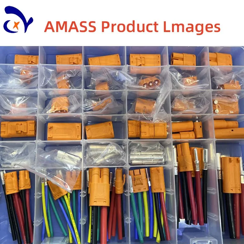 1 Paar Amass XT60 XT60H XT60U XT60PB XT60PM XT60PW vergoldete Bananenkopf-Anschlussstecker – Detail 1