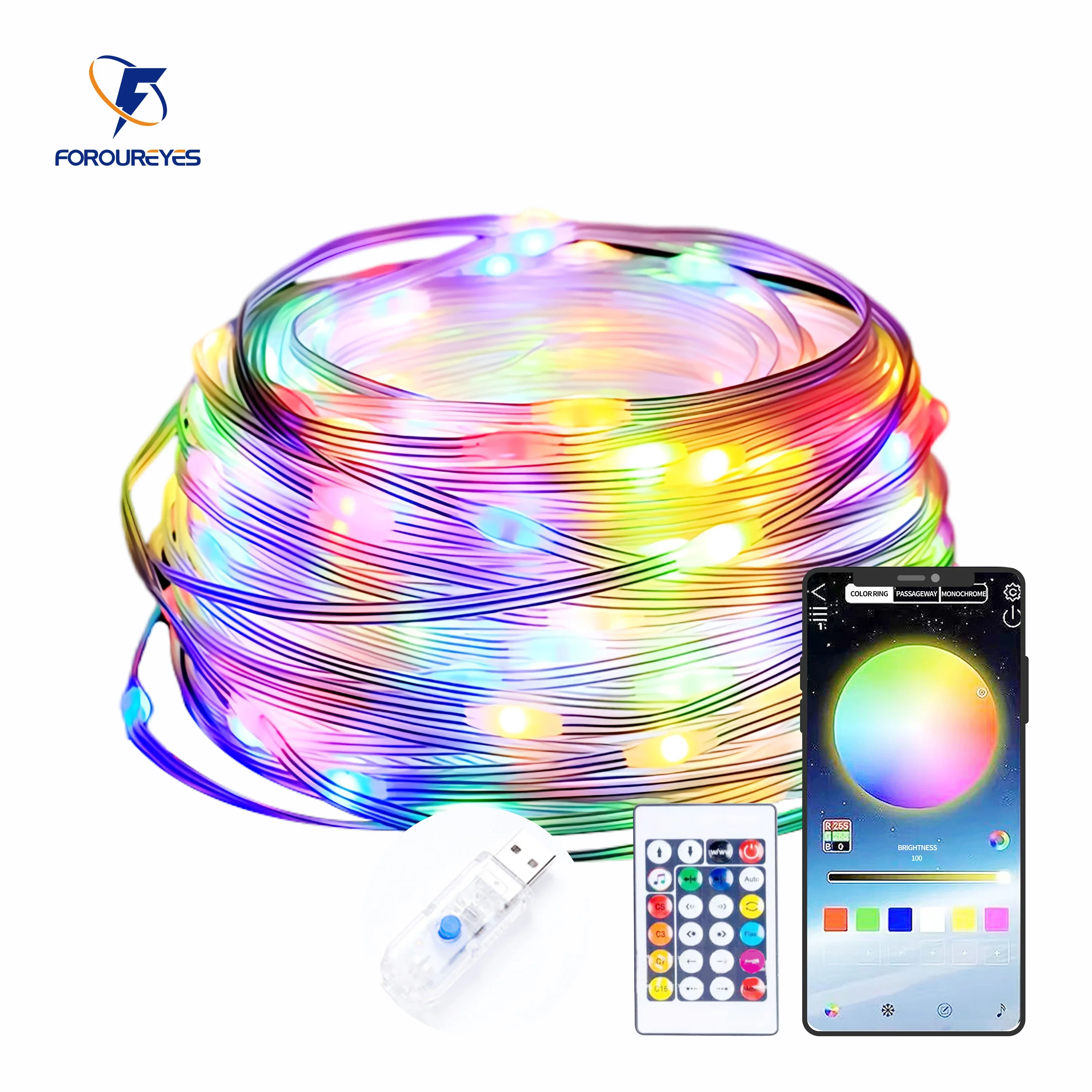 inteligente led luzes da corda luz de fadas decoracao app remoto alimentado por usb guirlandas ao ar livre para o natal jardim festa casamento 5m 10m 20m 01