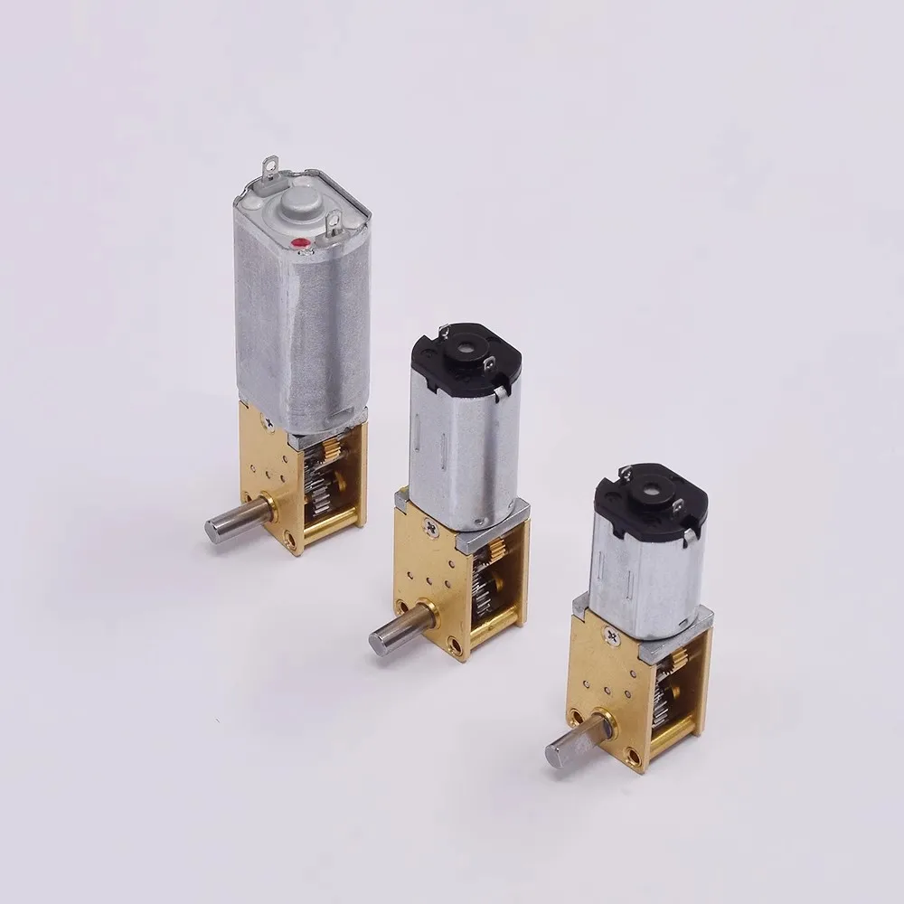 N20/N30/050 Micro Turbine Worm Gear Reduction Motor DC 3V 6V 9V 12V Intelligent Car Robot