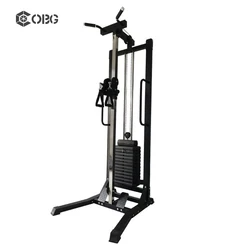 Factory Muti Functional Gym Station Lat Pull Down Row Machine Gym Fitness Equipment Single Cable Crossover