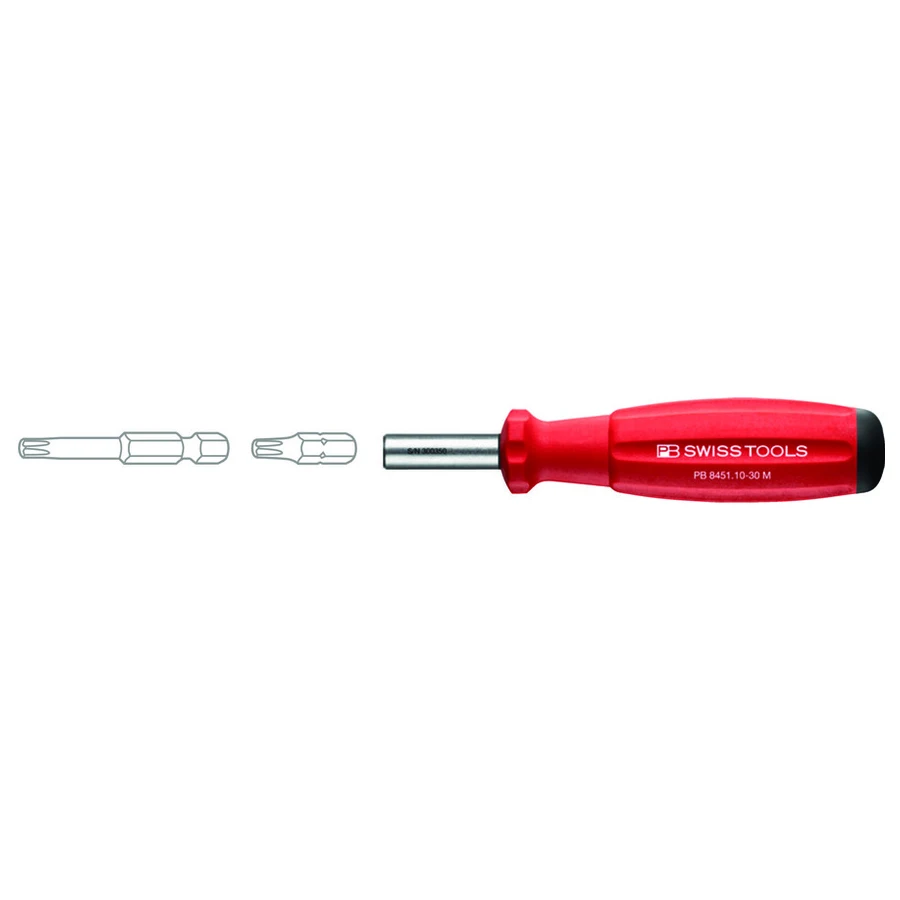 PB SWISS TOOLS Swiss Grip Universal Bit Holder 135 mm Magnetic Screwdriver Handle PB 8451.10-30 M