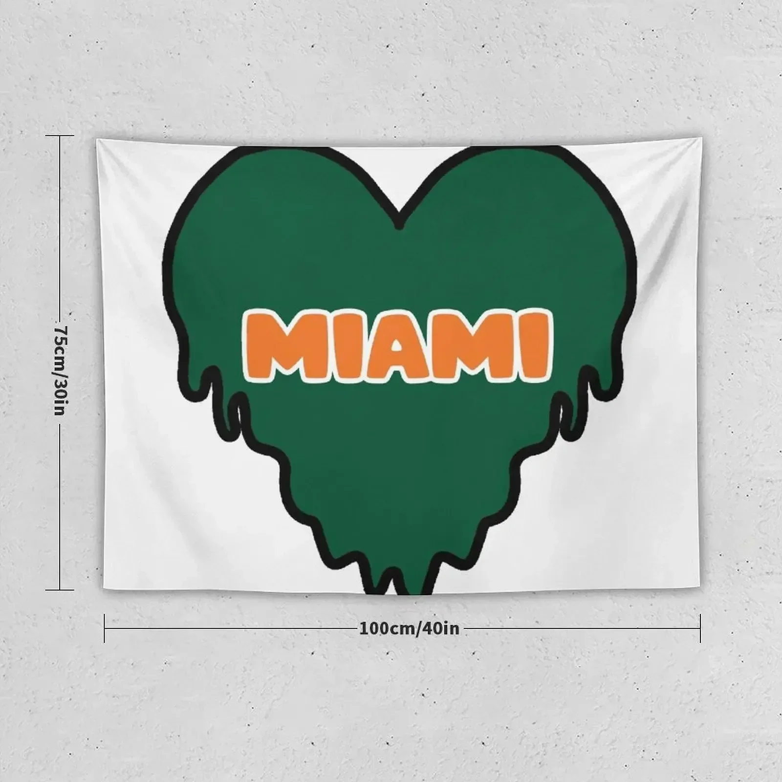 Miami Dripping Heart Tapestry Bedroom Decor On The Wall Bedrooms Decor Carpet On The Wall Tapestry