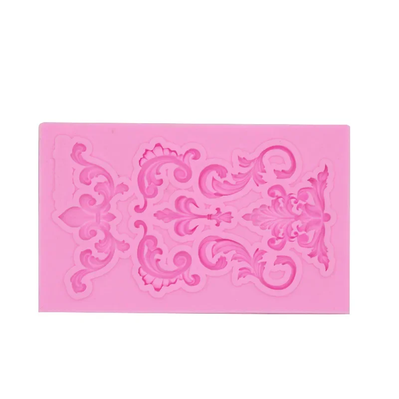 Lace Vine Border Silicone Resin Molds Cake Decorating Tools Pastry Kitchen Baking Accessories Fondant Cake Molds WTB2020-64P