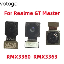 Replace Original For Realme GT Master Edition / RMX3360 Front Back Rear Main Facing Macro Camera Module Flex Cable Spare Part