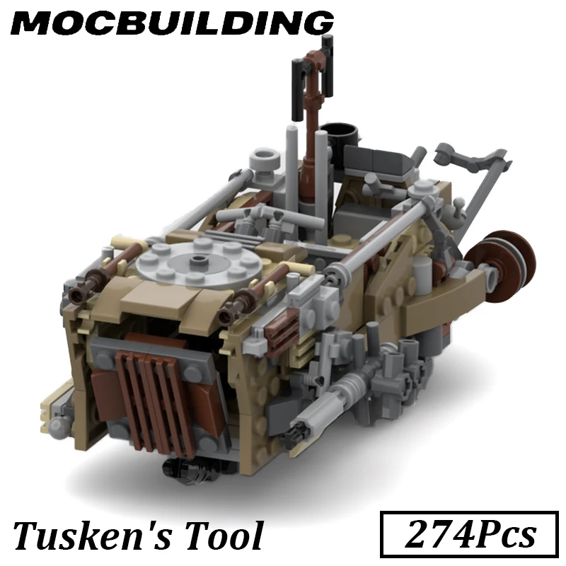 MOC Block Space Car Vehicle Blocks Building Bricks DIY Model Assemble Toys Display Construction  Gifts