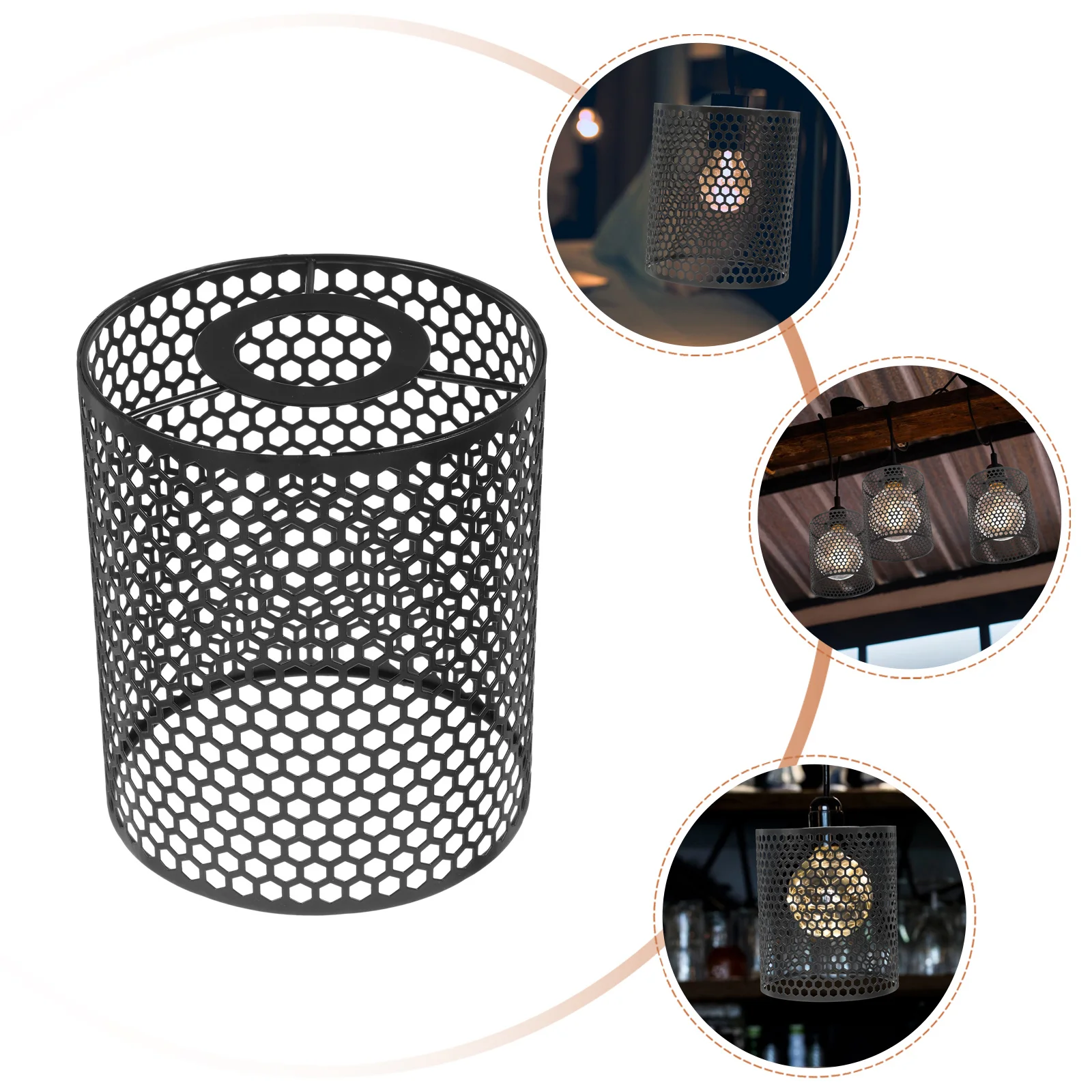 

Iron Lamp Shade For Table Floor Lamp Modern Minimalist Hollow Pendant Light Cover Decorative Lighting Accessory