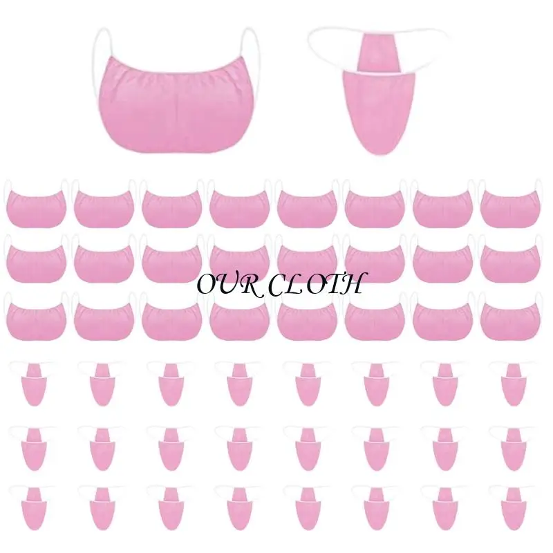 50 قطعة ملابس داخلية للاستخدام مرة واحدة صحية رقيقة قابلة للتعبئة تصميم موفر للمساحة لمغامرات الظهر Y1AC #3