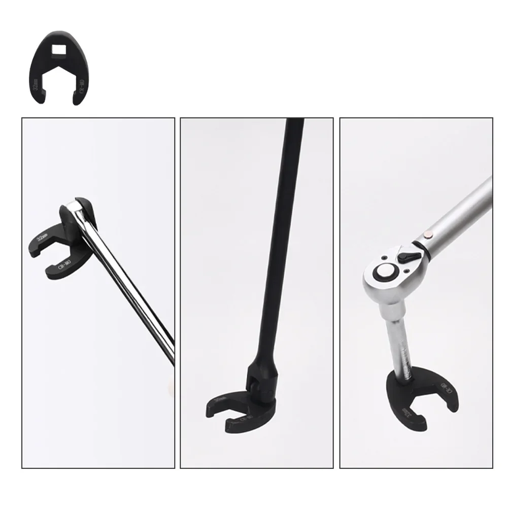 Drive Sizes Set Crowfoot Wrench Set Limited Space Applications Replaceable Hexagonal Wrenches Professional Tool Set
