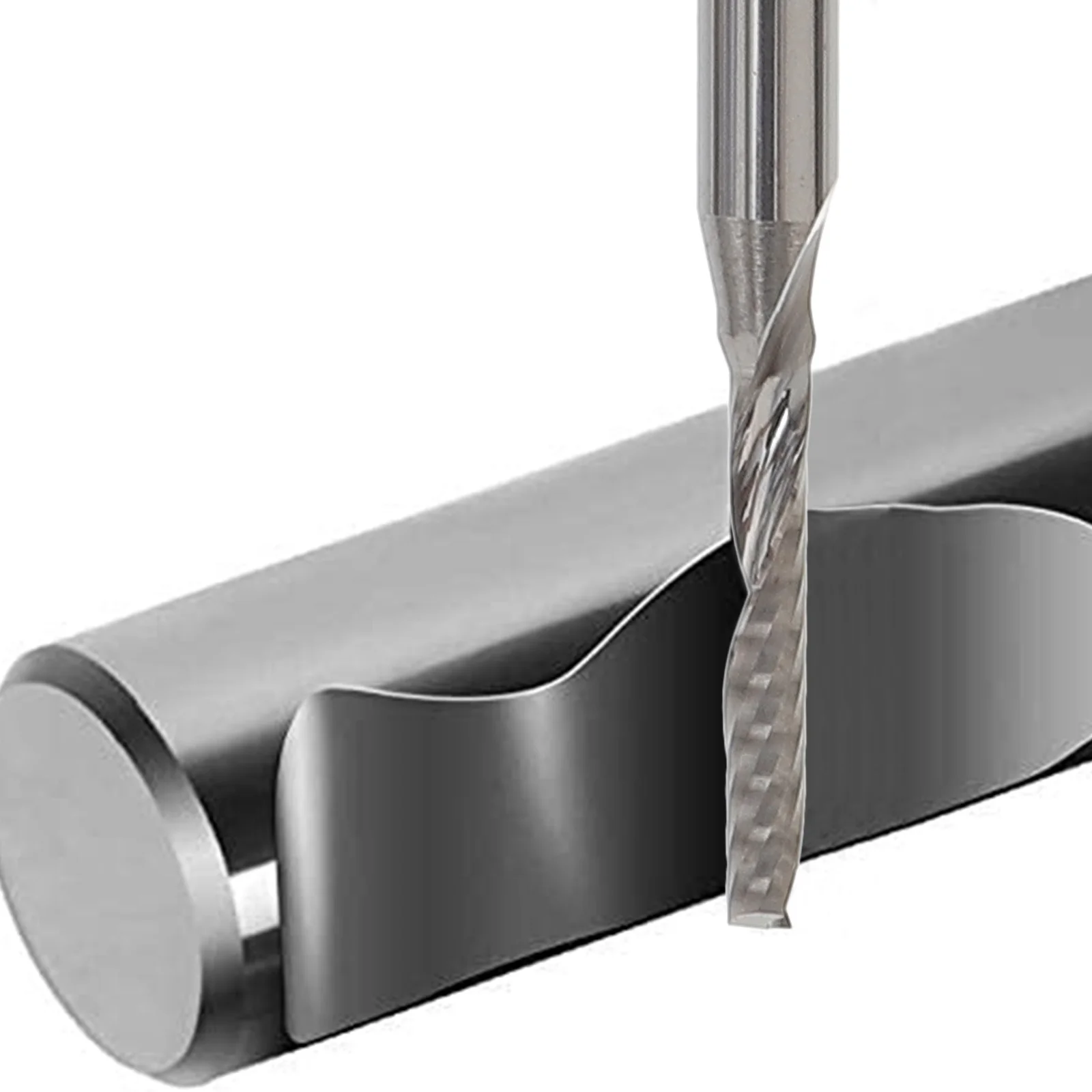 

1 set Tungsten Steel Cutter Bits Set High Durability Engraving Cnc Router End Mill Tool Chip Removal Efficient Long Service Life