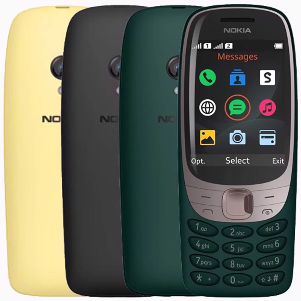 Nokia 6310 2021 Backup Phone 2SIM Bluetooth 5.0 2.8-inch FM Radio 3.5mm Ultra Long Battery Life Nokia 6310 Used Phone Unlocked